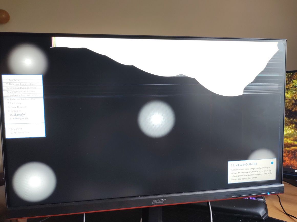 Monitor Acer 240hz KG251Q [uszkodzony]