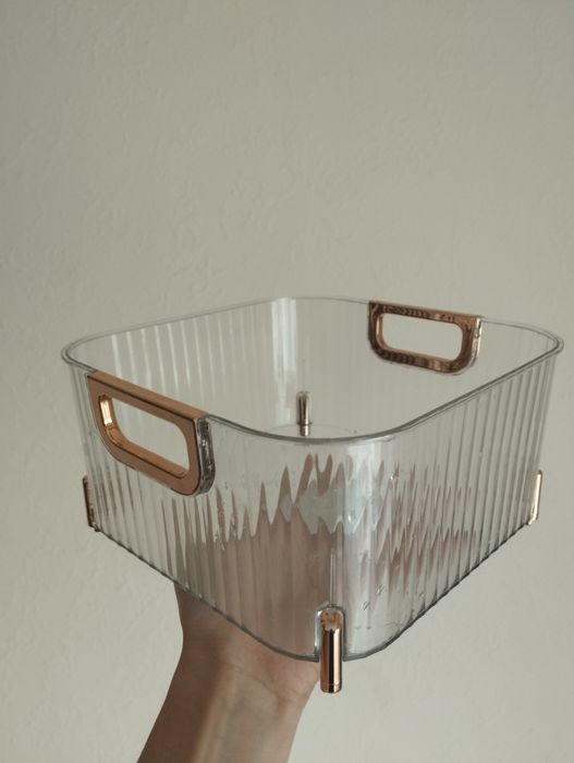 Естетичний ящик , ящик для косметики , кошик