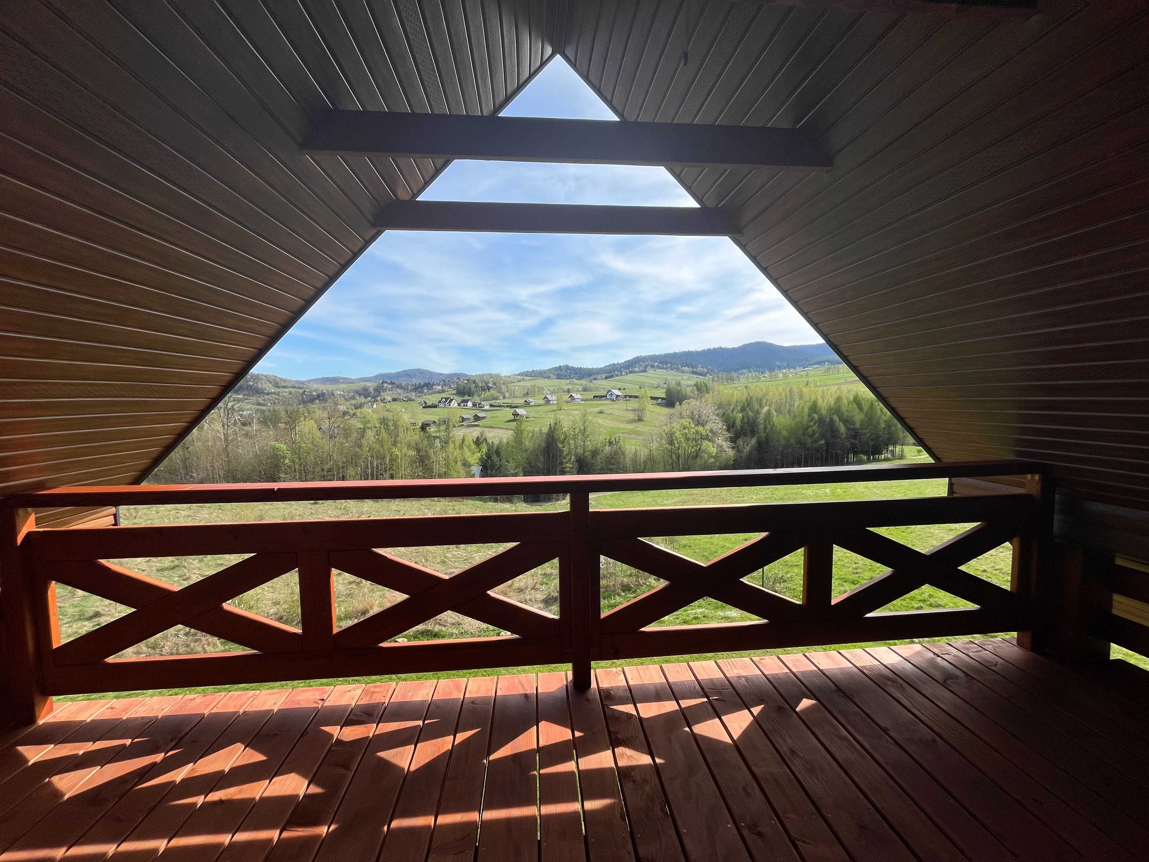 Domek Bieszczady, wiosna, noclegi wypoczynek, piękny widok