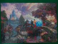 Puzzle Schmidt 1000 tysiąc elemen Cinderella Kopciuszek Disney Kinkade