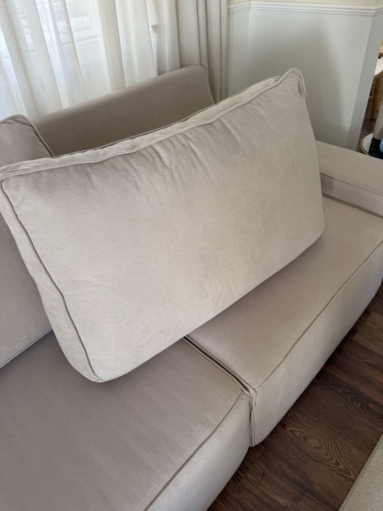 Sofa Banak Importa bege como novo