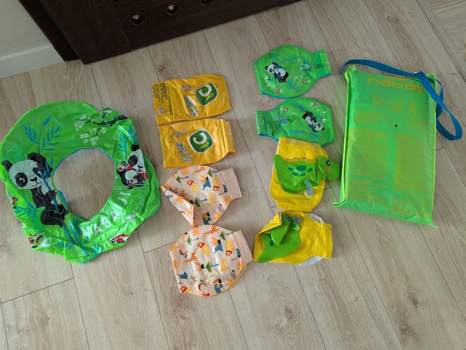 Basen dla dzieci plus pływaczki Decathlon