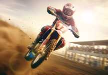 Fototapeta Młodzieżowa Cross Motor Prędkość 3D Twój Rozmiar + KLEJ