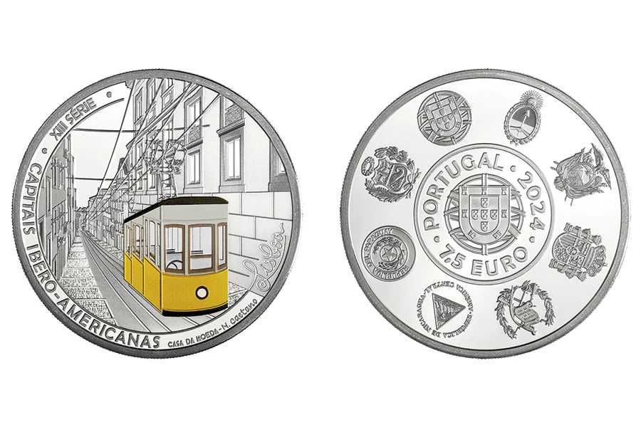 Portugal 7.5€ 2024 Cidades Ibero Americanas LISBOA PROOF