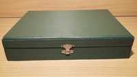 Коробка футляр для мельхиоровых ложек вилок СССР 16,5x16,5см