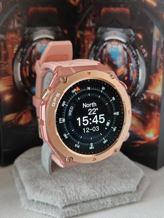 Смарт годинник CK82 з підтримкою Української мови + Компас + GPS