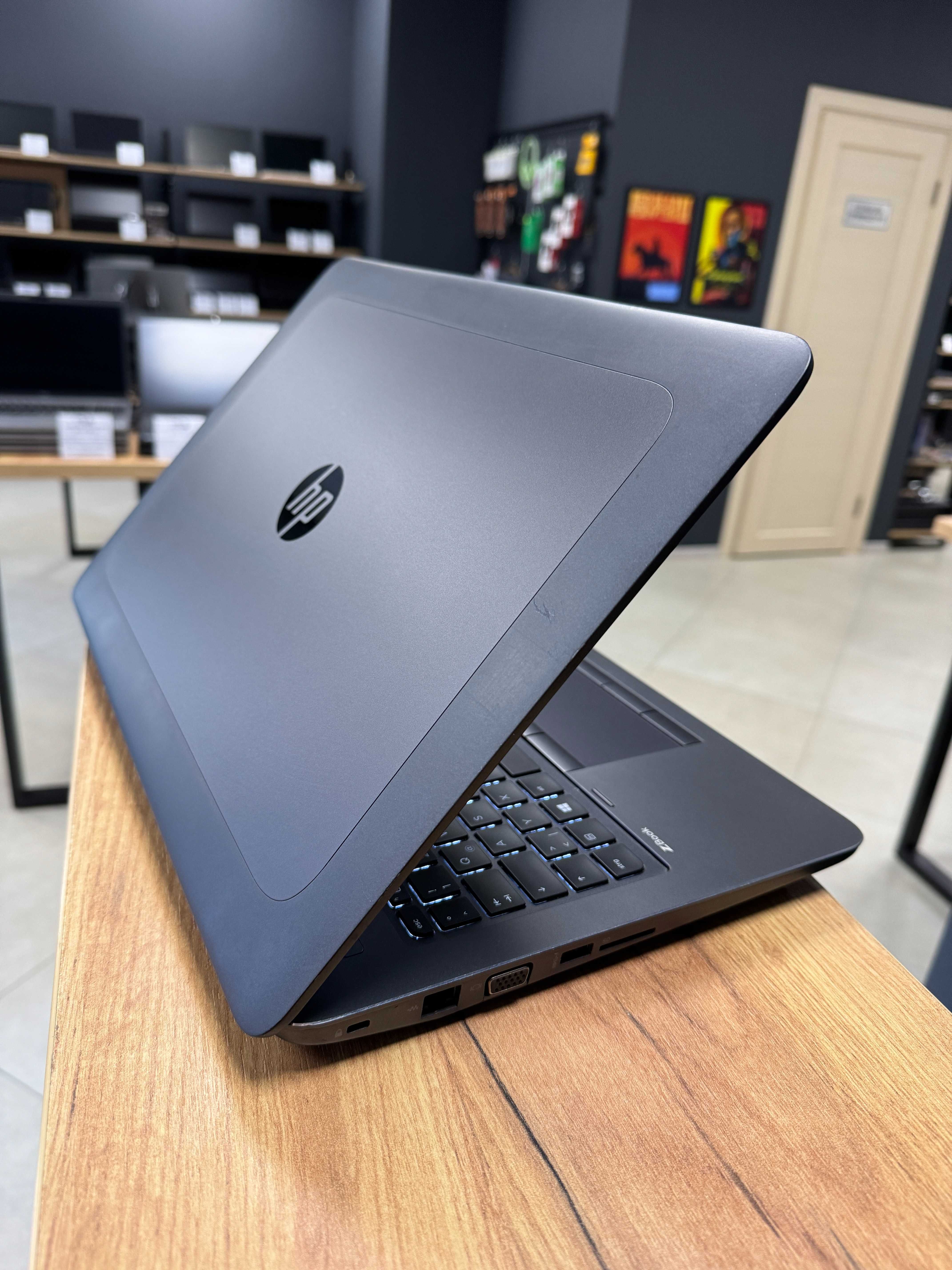 Робоча станція HP ZBook - i7 7820HQ/Quadro M2200 4 GB/32 GB/NVME/FHD