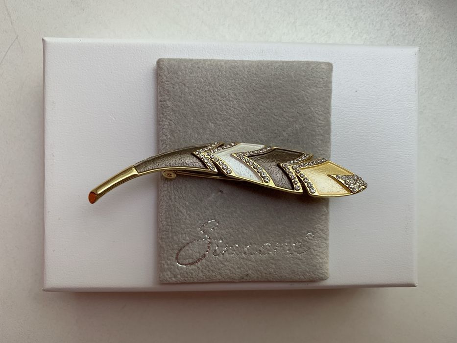 Брошка «Пір’ячко» Sincere