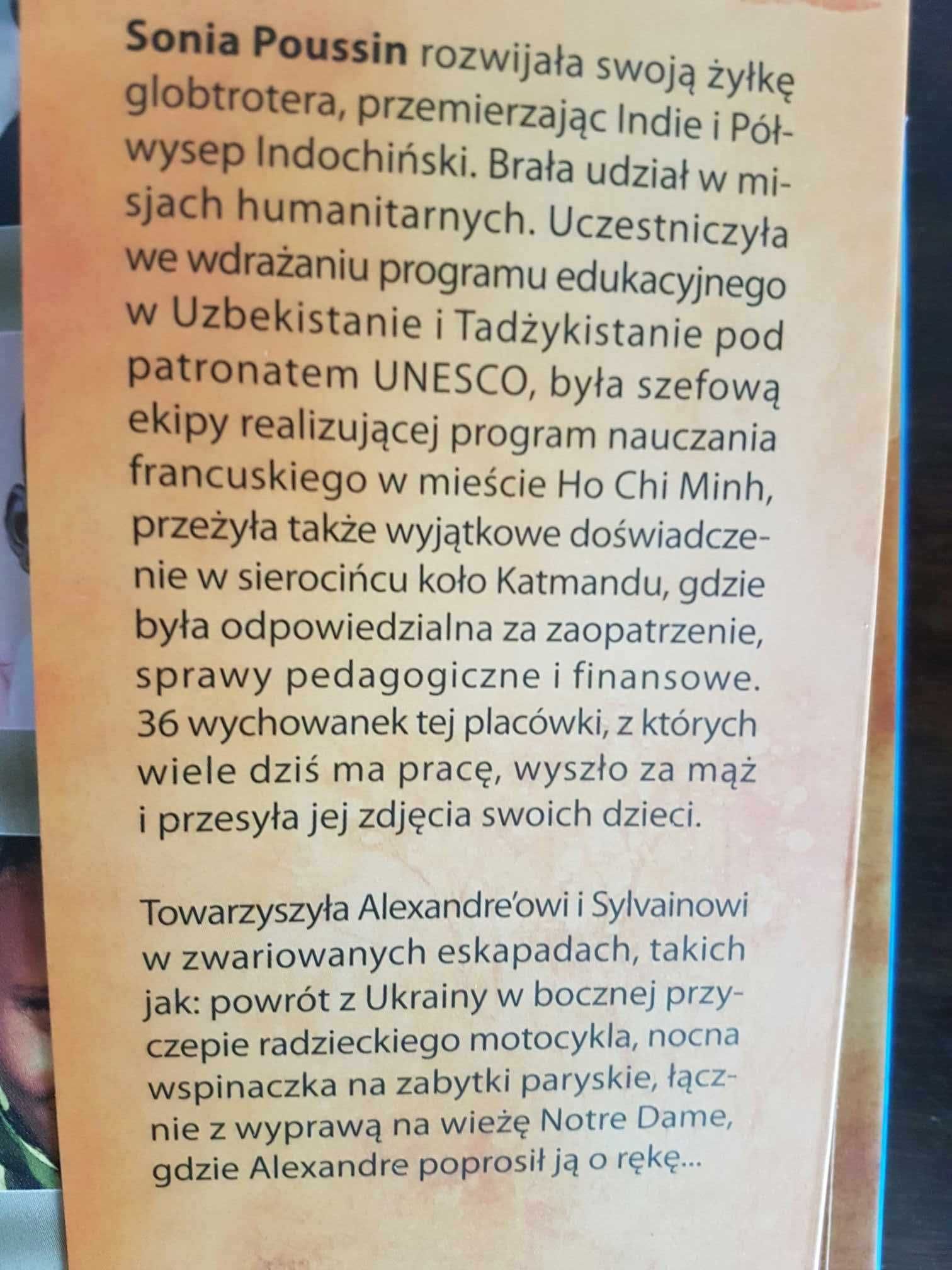 Afryka Trek DWIE KSIĄŻKI Alexandre Poussin Sonia Poussin CENA ZA 2 SZT