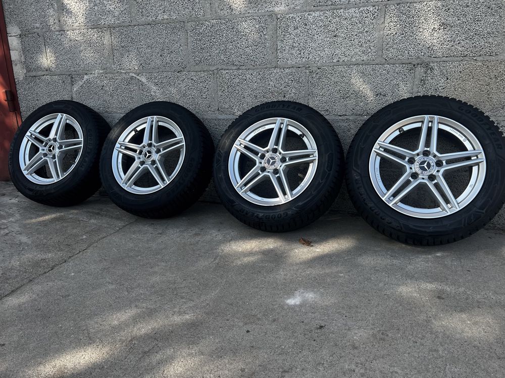 Alufelgi R16 5x112 Mercedes A,B,C,CLA VW Audi Opony Zimowe 205/60/16