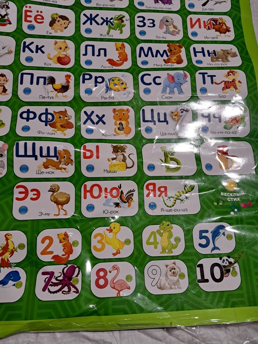 Плакат,  азбука,  алфавит,  обучающий,  для детей,  игрушка