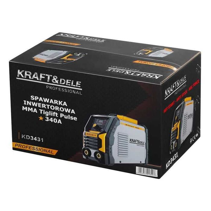 KRAFT&DELE Spawarka Inwertorowa Mma 230v/50hz Solidna 340a KD3431