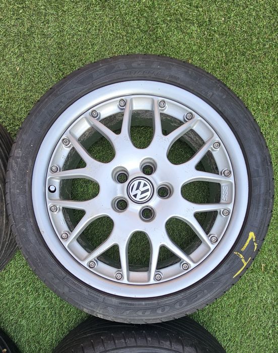 oryginalne felgi BBS VW GOLF GTI skręcane 16" kpl 7Jx16H2 ET43
