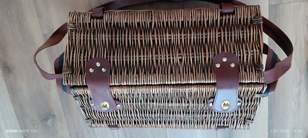 Wiklinowy kosz piknikowy SUMMERTIME 4 os