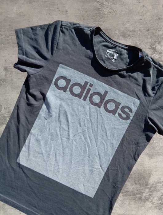 Czarna koszulka adidas y2k