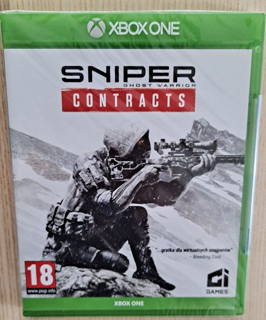 Xbox One 500 GB + kinect + gra + art box Sniper