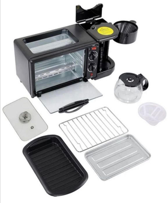 Мультифункціональна духовка 3в1 (кава+духовка+гриль)