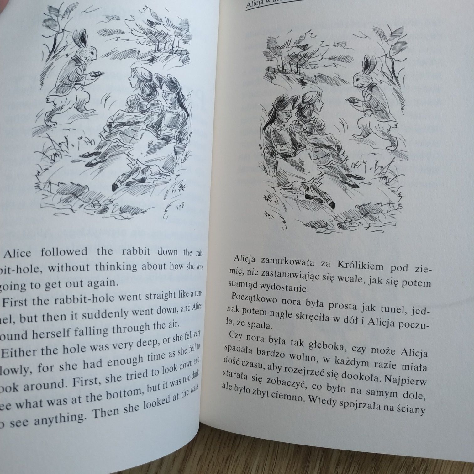 Lewis Carroll "Alicja w krainie czarów" książka do nauki angielskiego