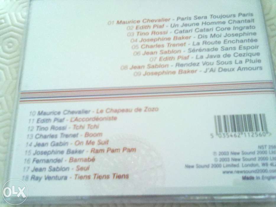 4 Cds Novos Originais Musicas Francesas