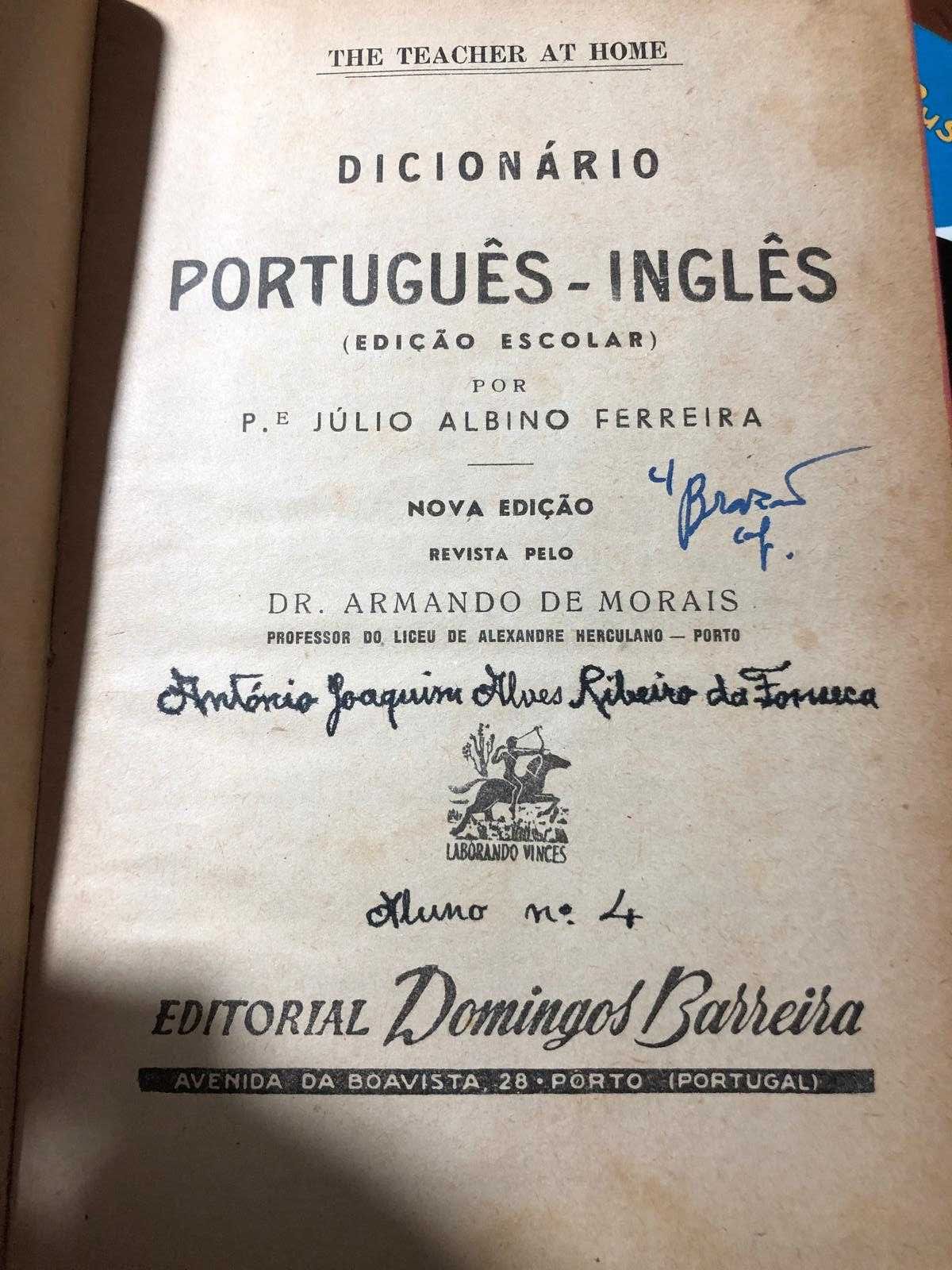 Dicionário inglês-português português-inglês – Júlio Albino Ferreira