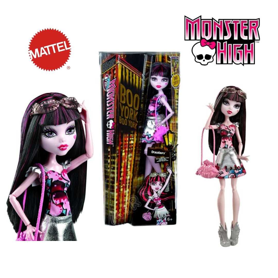 Monster High DRACULAURA BOO YORK Mattel lalka NOWA Unikat