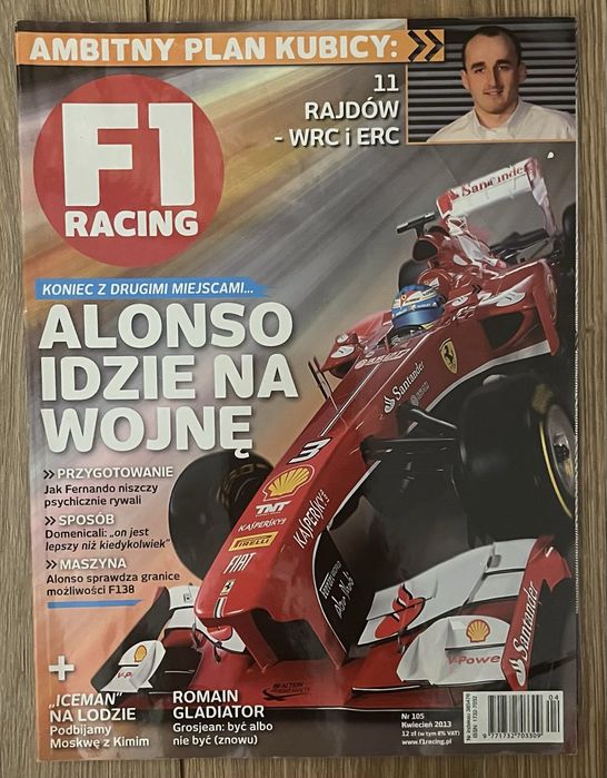 Czasopismo F1 Racing numer 105 kwiecień 2013