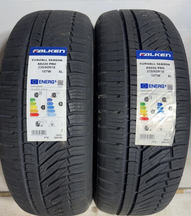 2x 235/60r18 Falken EuroAllSeason AS220 Pro 107W XL 2024