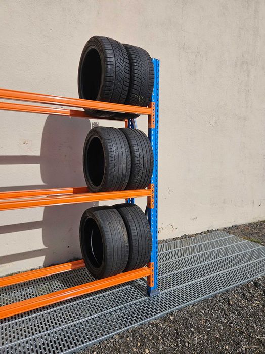 Regał na opony, regał na koła, regał warsztatowy, regał garażowy