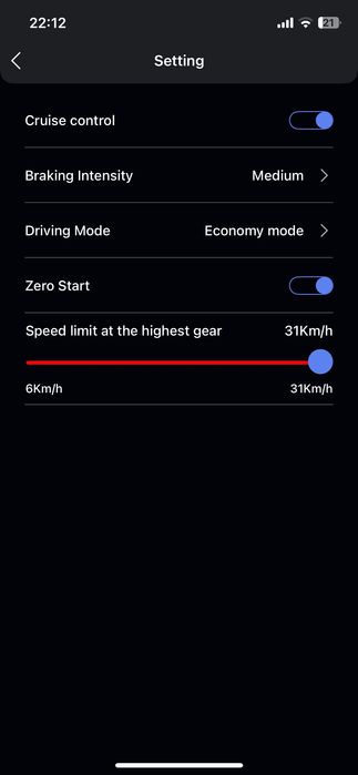 Trotinete elétrica 31 kmh