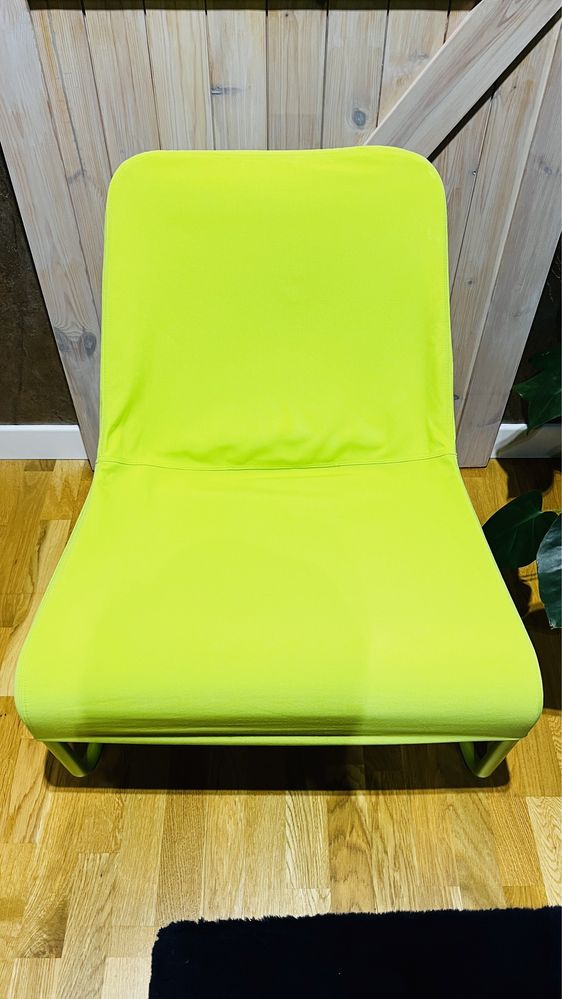 Fotel Ikea zielony fluo