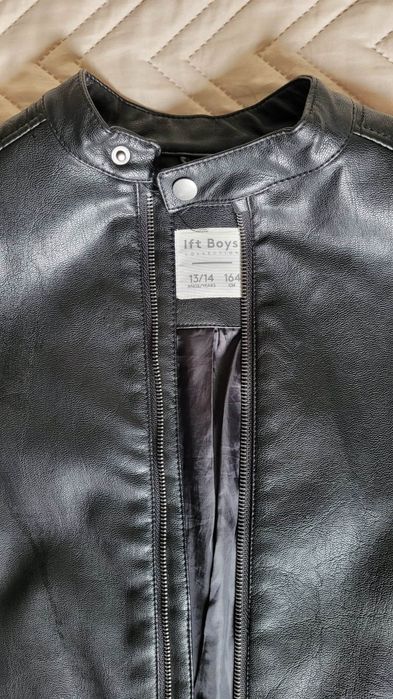 Casaco de Napa preto Lefties, para rapaz, 13-14 anos