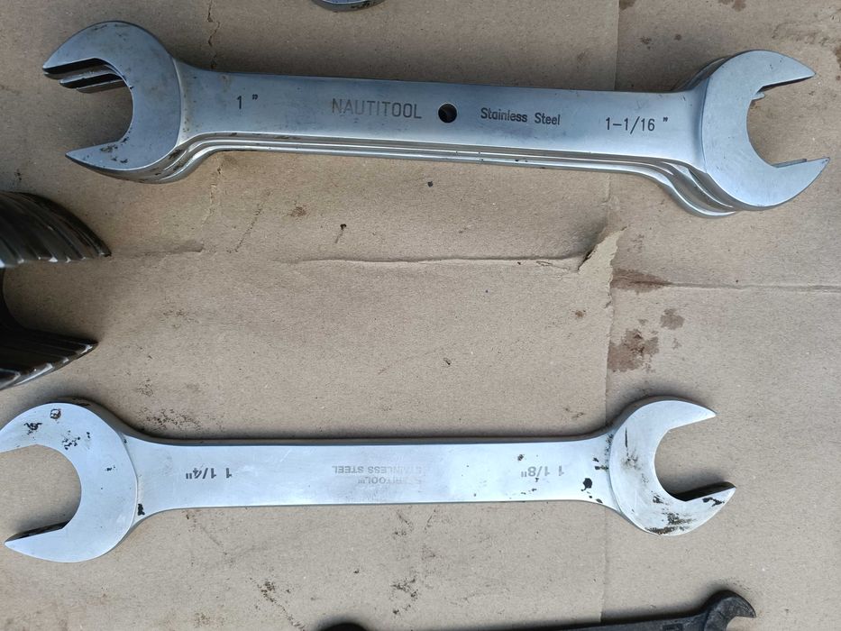 Klucz płaski (1" 1-1/16"), (1 1/8" 1 1/4"), (3/4" 13/16"), (30 x 32)