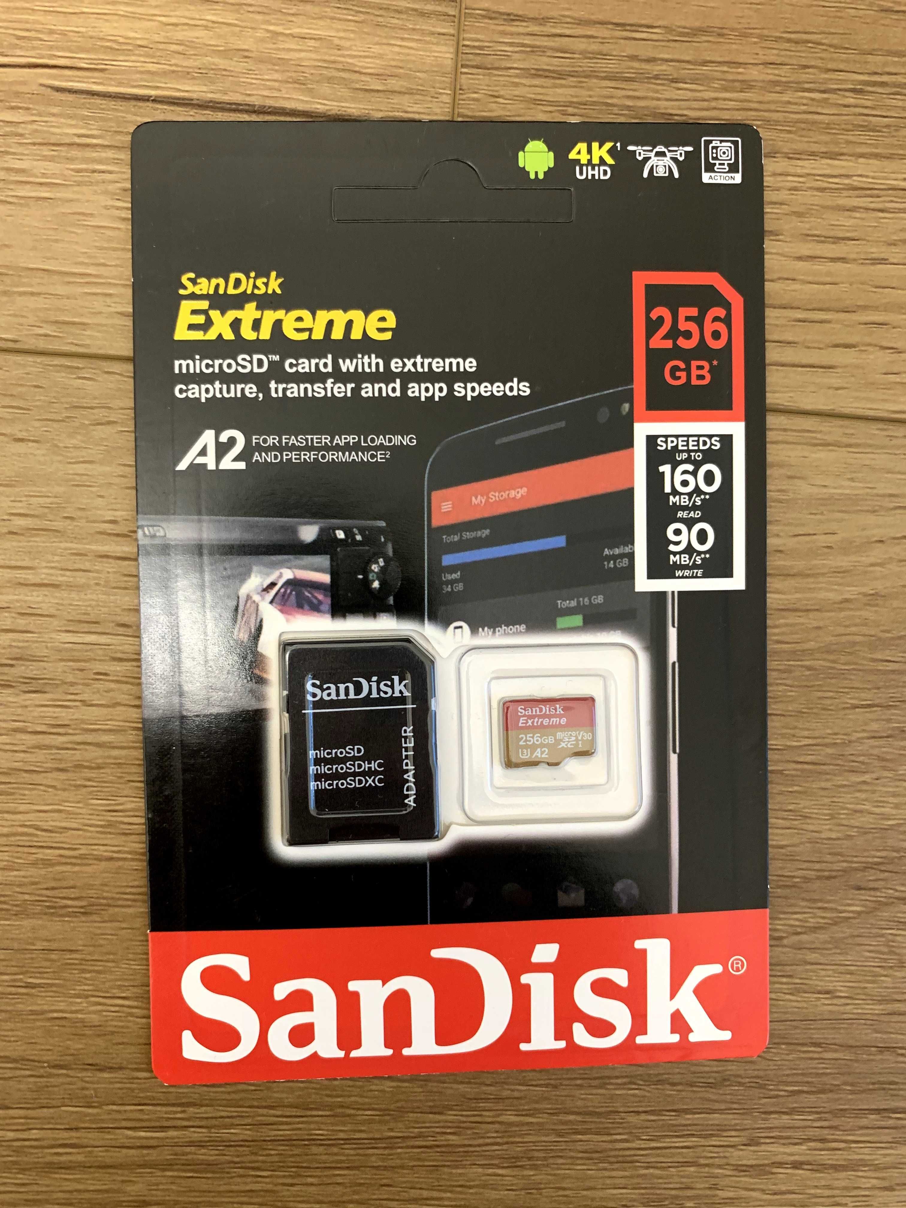 Sandisk Micro Sdxc Mobile Extreme 256Gb