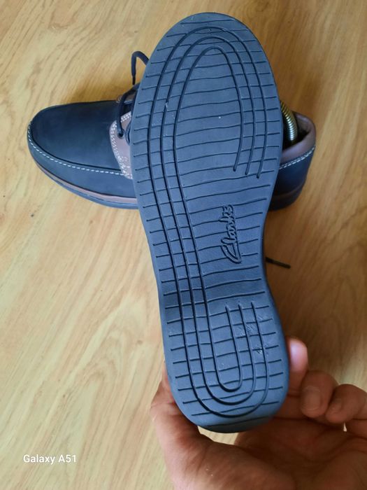 Мужские новые кожаные туфли Clarks 41 p.