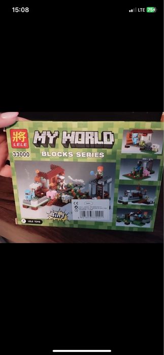 Klocki My World Minecraft Lele kompatybilne z Lego