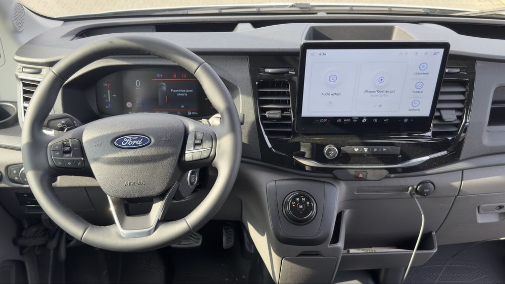 Ford transit brygadowy 7os 2025 wynajem bus paka 170km automat