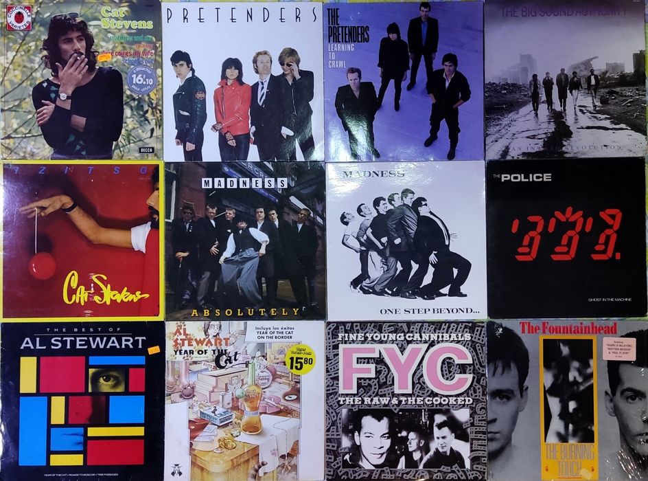 Pop-Rock;The Police,Magness,Pretenders, Robert Palmer,Cliff Rachard.