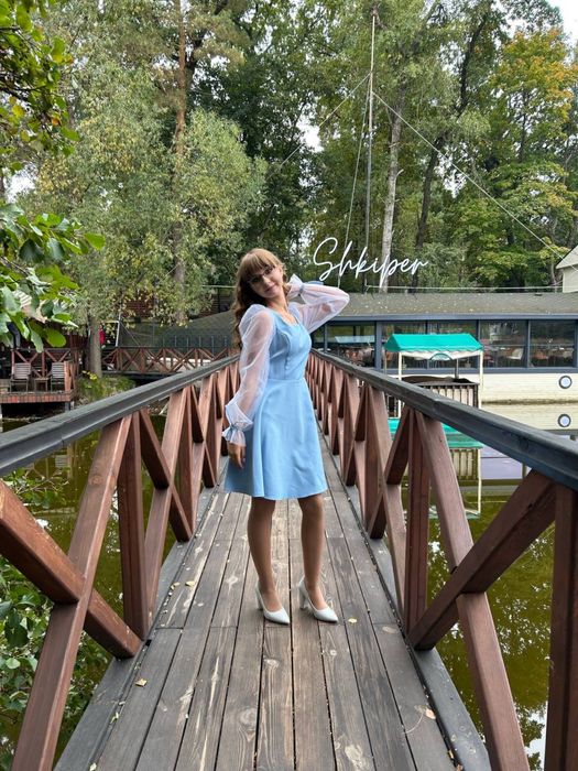 Красива гулоба сукня