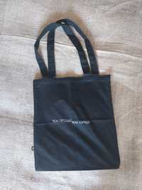 чорний шопер сумка шоппер чорного кольору черная сумка шопер
