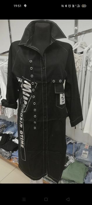 Elegancka koszula-sukienka damska roz.. 48