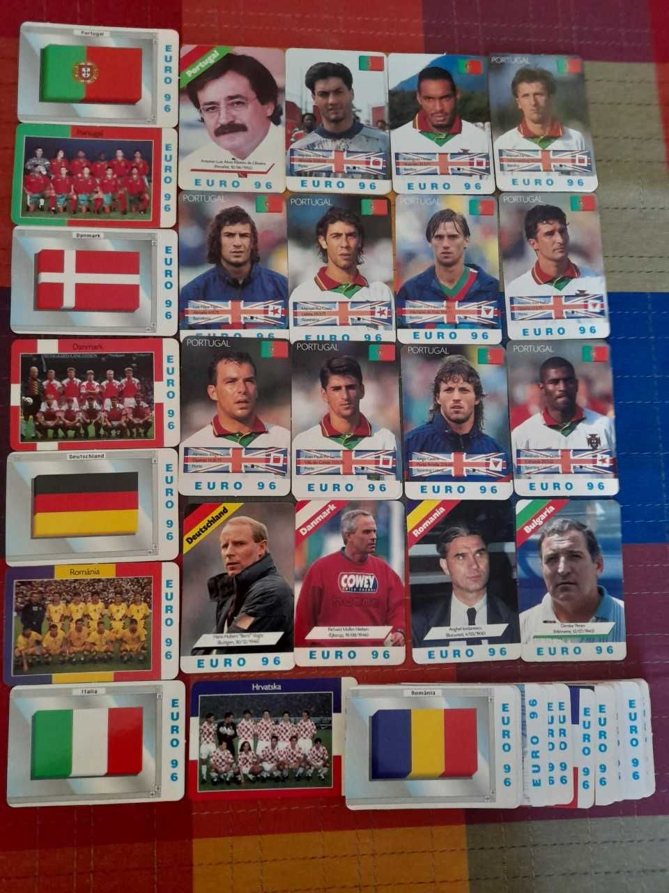 EURO CUP 96 - Coleção de calendários