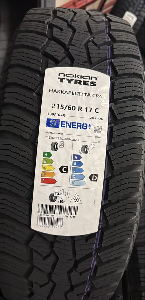 Opony Zimowe 215/60R17C Nokian HakkaPelitta CP4 Nowe 215/60R17C Zima