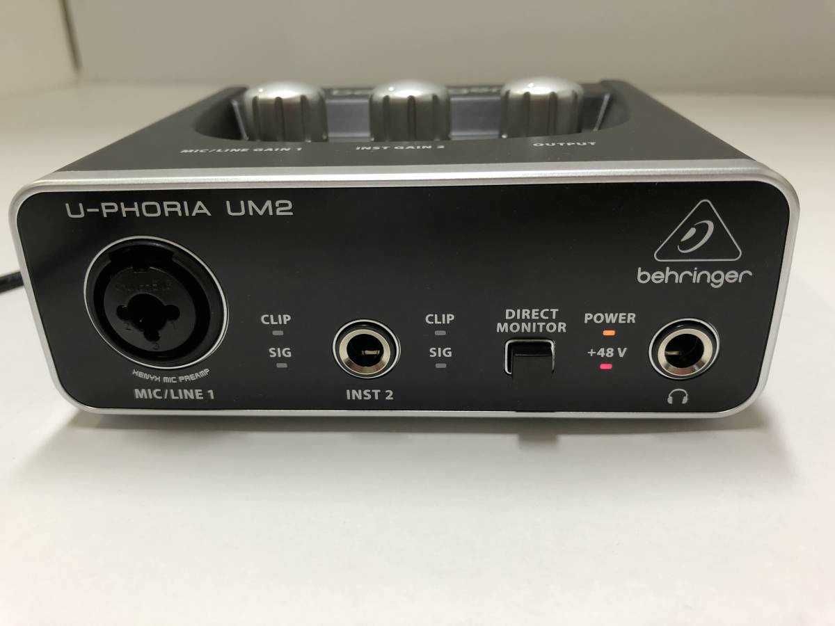 Звуковая карта - Behringer U-PHORIA UM2, аудиоинтерфейс, USB, внешняя