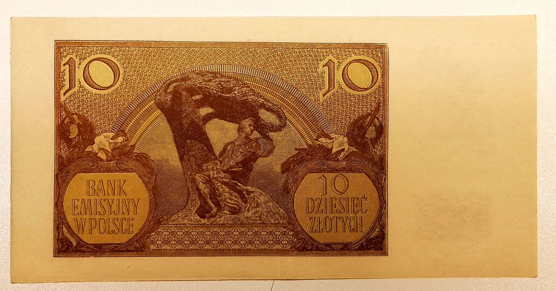 Banknot 10zl GG 1940r seria K