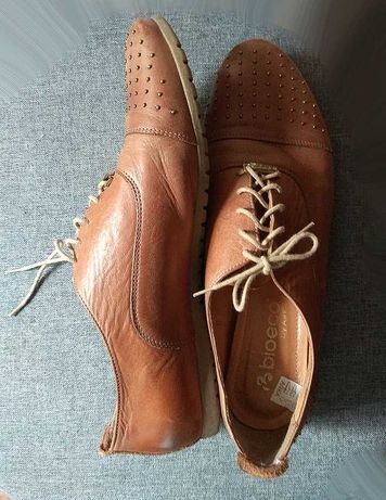 Женские кожаные туфли на шнурках, оксфорды от ТМ Bioeco by Arka