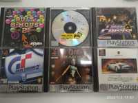 PS1 gran turismo Porsche tomb Raider time Crisis bust a move medievel