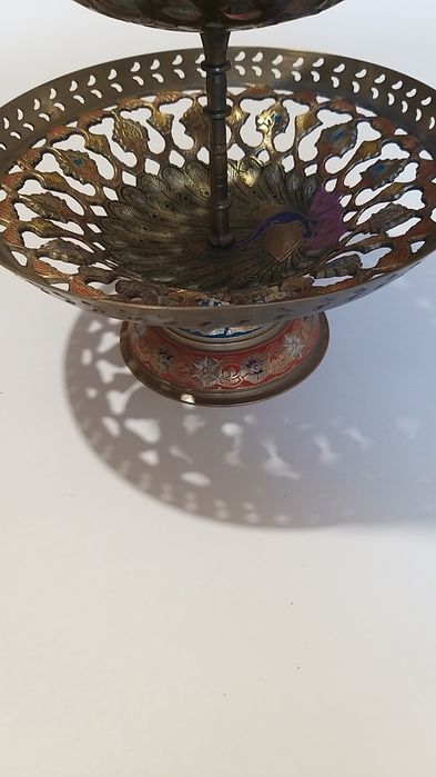 Тарелка трехъярусная горка