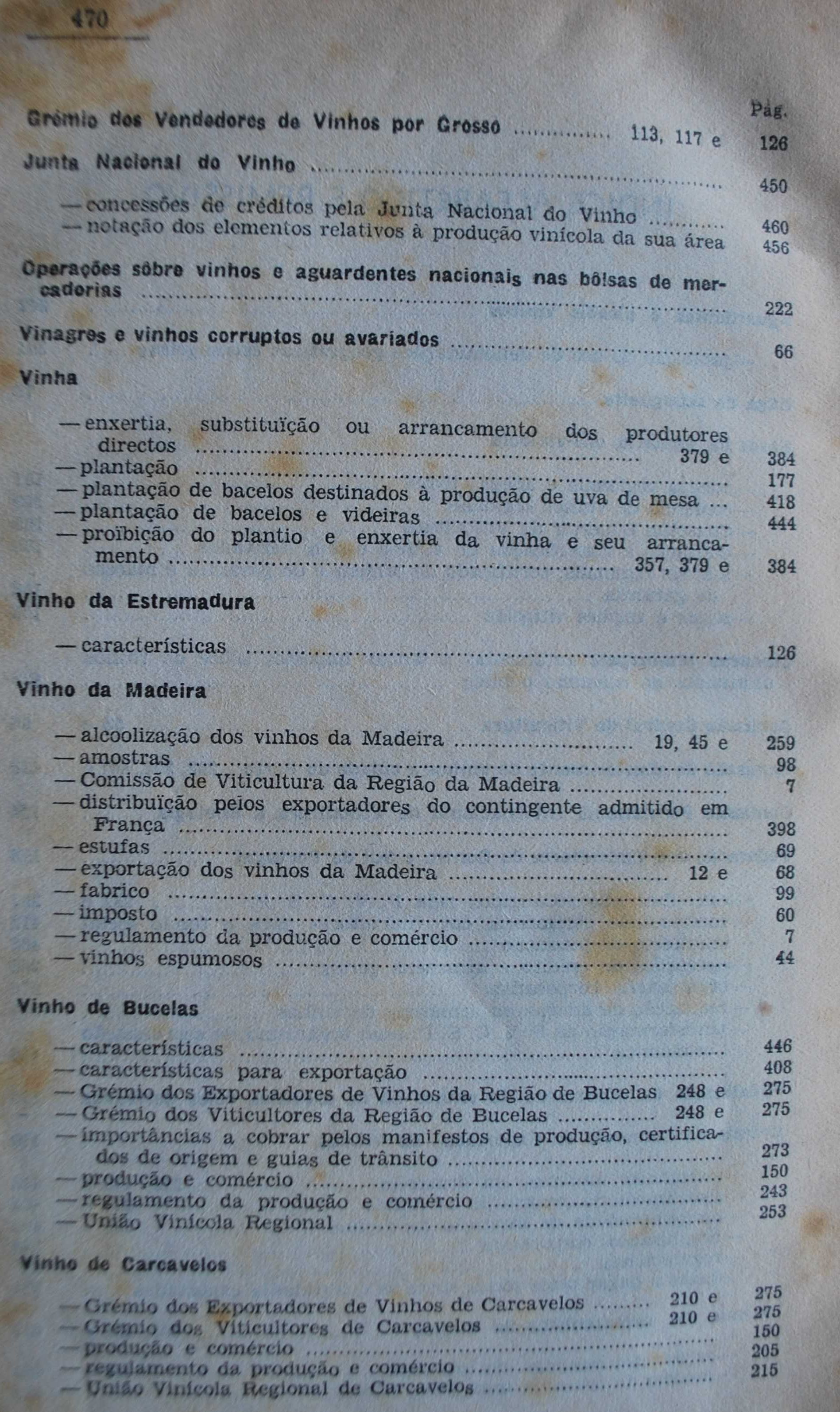 Legislação Sobre Vinhos de Eurico Serra e Madeira Rodrigues