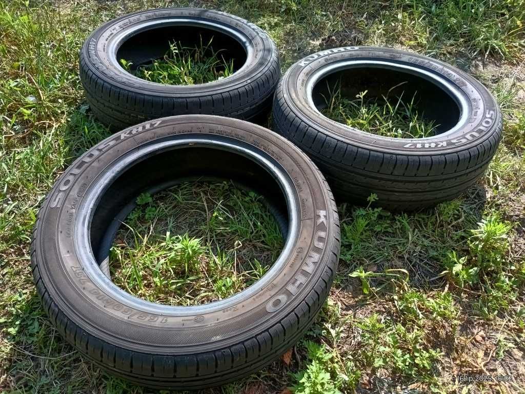 165/60 R14 75T 3Opony Letnie KUMHO Solus KH17 Bieżnik~5mm