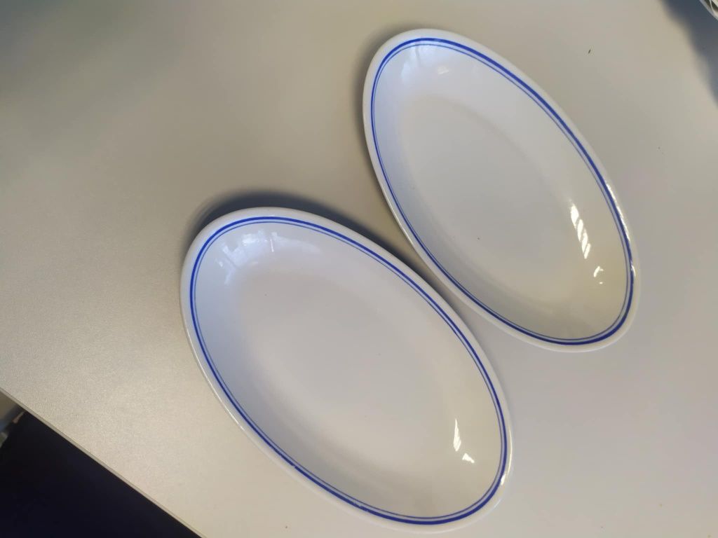Dwa półmiski porcelana Korea